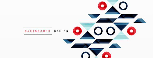Circle minimal abstract background. Design for wallpaper, banner, background, landing page, wall art, invitation, prints, posters