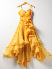 Women's summer yellow dress