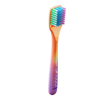 Kids toothbrush. isolated object, transparent background