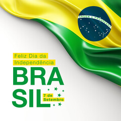 7 de setembro, independencia do brasil, (translation : 7 September, Independence Day of Brazil), Billboard, Poster, Social Media, Social Media template