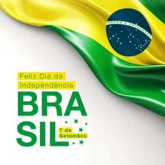 Fotobehang 7 de setembro, independencia do brasil, (translation : 7 September, Independence Day of Brazil), Billboard, Poster, Social Media, Social Media template © Hassan