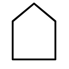 Flat home icon