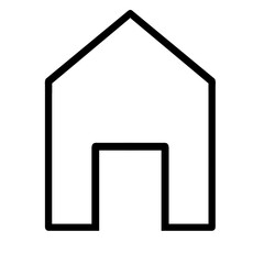 Flat home icon