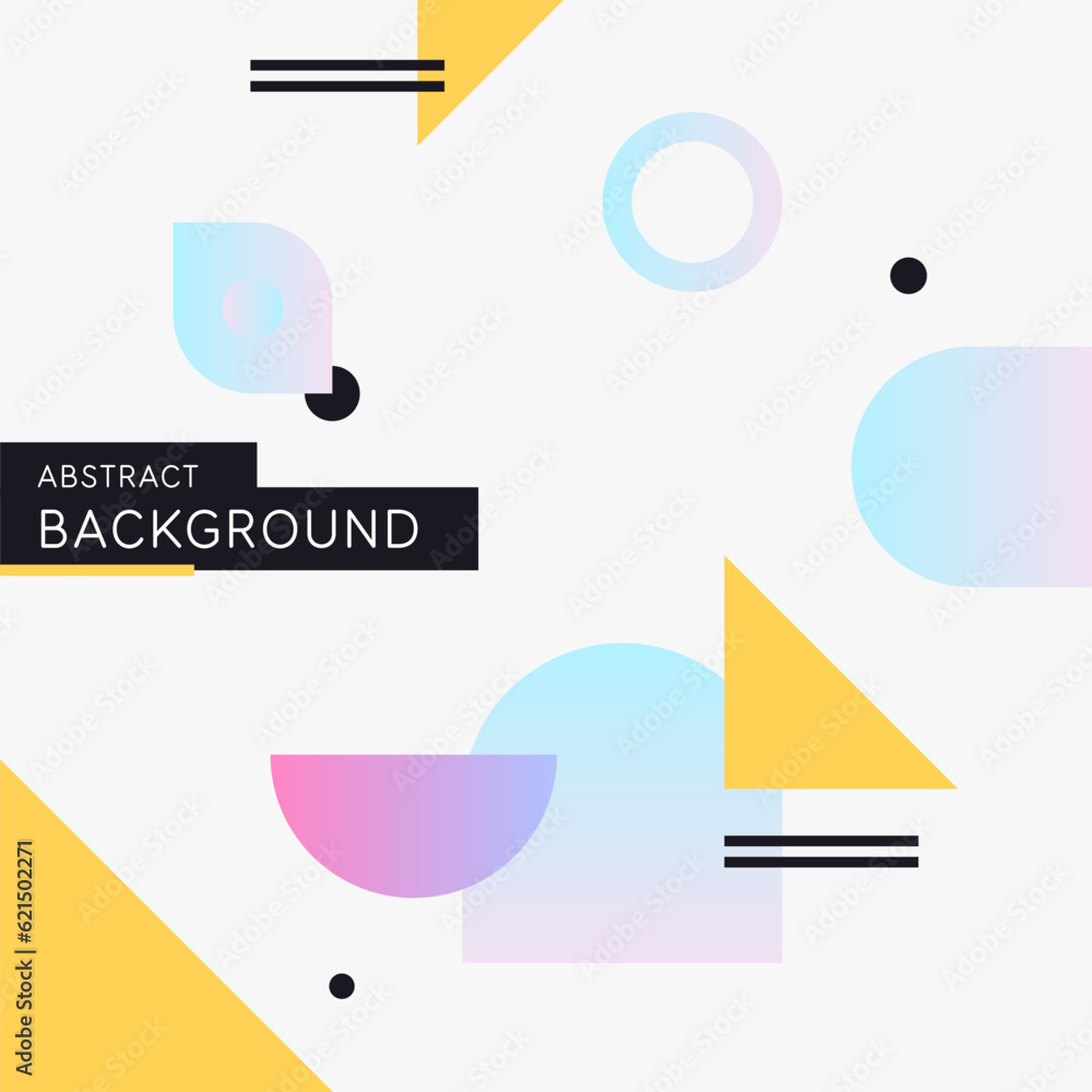 Poster abstract background with simple elements. an image with a composition of geometric elements and shap