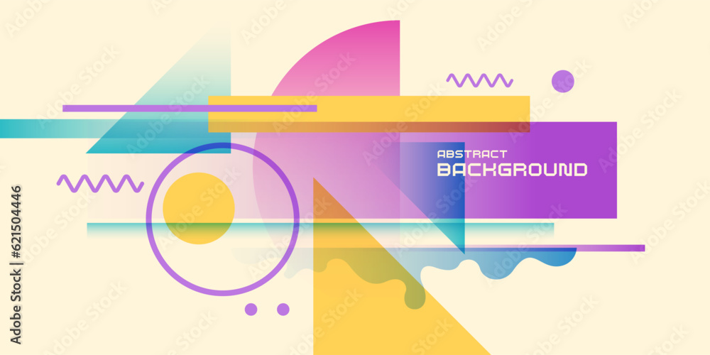 Poster abstract background with simple elements. an image with a composition of geometric elements and shap