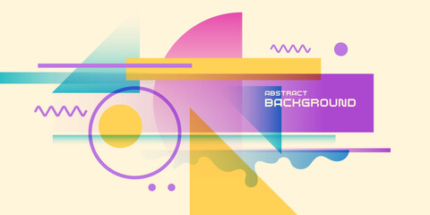 Abstract background with simple elements. An image with a composition of geometric elements and shapes.