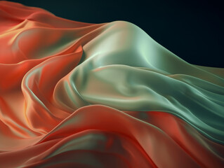 Obraz premium Beautiful colorful transparent fabric background