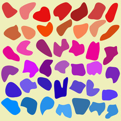 Blobs collection design nice shape and colors
