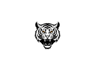 Tiger logo, simple and colorful illustration, transparent background, Premium Photo, Tiger Logo Stock Illustrations, Cool tiger logo vector illustration,