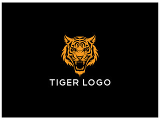 Tiger logo, simple and colorful illustration, transparent background, Premium Photo, Tiger Logo Stock Illustrations, Cool tiger logo vector illustration,