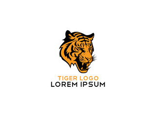 Tiger logo, simple and colorful illustration, transparent background, Premium Photo, Tiger Logo Stock Illustrations, Cool tiger logo vector illustration,