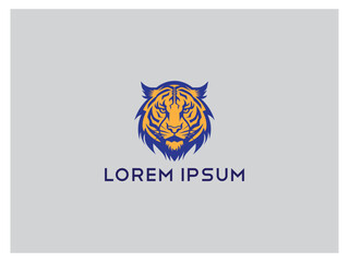 Tiger logo, simple and colorful illustration, transparent background, Premium Photo, Tiger Logo Stock Illustrations, Cool tiger logo vector illustration,