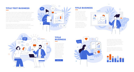 illustration template marketing