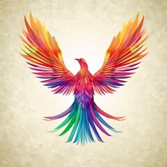 Fototapeta premium phoenix bird Generative AI