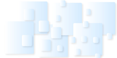 Blue abstract background with beautiful highlights. abstract paper rectangle design silver background texture multilayered white mosaic with 3D squares. Misty backdrop.