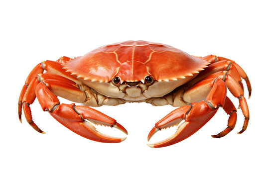 Steamed crab legs. isolated object, transparent background