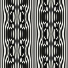Monochrome Variegated Striped Textured Optical Illusion Pattern