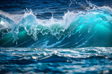 Big Wave in sea By Generative AI technology
