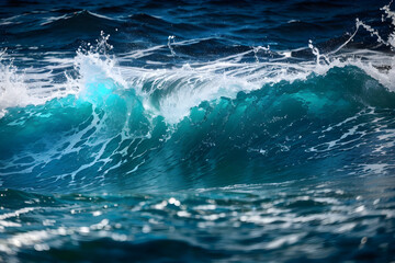 Big Wave in sea By Generative AI technology