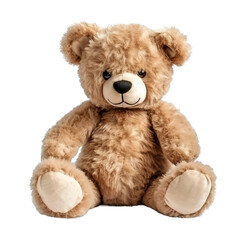 Toy teddy bear. isolated object, transparent background