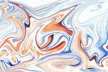 Liquid abstract background with liquified style