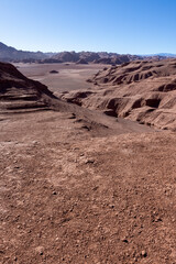 Desierto del Diablo: exploring the scenic Devil's desert in the remote Argentinian highlands called Puna while traveling South America 