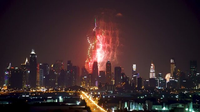 New Year's Firework - Burj Khalifa