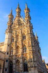 Fototapeta premium Town Hall in Leuven, Belgium