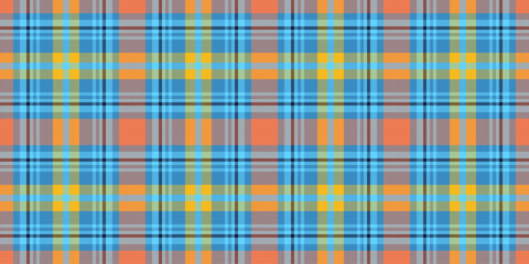 Fabric texture with geometric vintage design. Vector textile background of seamless pattern.