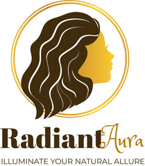 Logo for a beauty salon. Unleash your inner radiance beauty salon logo, Logo that you can use for makeup artist, hairstyle, beauty salon, spa, etc.