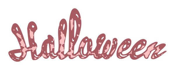 Fototapeta premium Halloweenの文字の素材