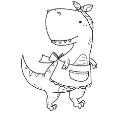 Dad and Mom Dinosaur