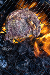 Food photography meat steak barbecue
