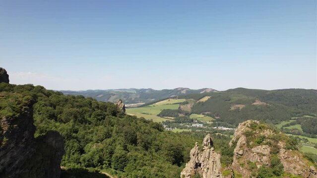 Bruchhauser Steine Im Sauerland zwischen Olsberg und Willingen / Goldstein und Bornstein