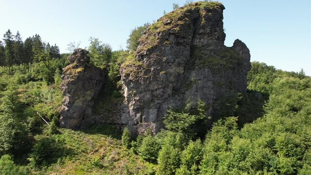 Bruchhauser Steine Im Sauerland zwischen Olsberg und Willingen / Goldstein und Bornstein