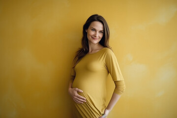 Generative AI - Radiant Reflections: A Thoughtful Contemporary Pregnancy Journey