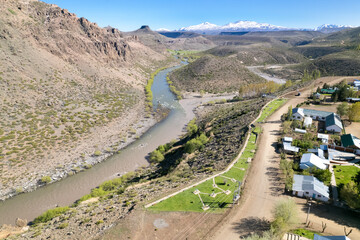 Varvarco, ubicado en el norte Neuquino, Argentina.