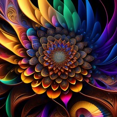 fractal flower fractal