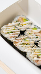 sushi on a plate