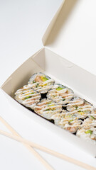 sushi on a plate