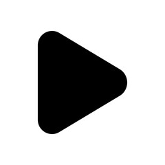 Editable vector right triangle arrow icon. Black, transparent white background. Part of a big icon set family. Perfect for web and app interfaces, presentations, infographics, etc