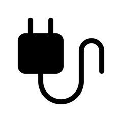Editable vector charger cable icon. Part of a big icon set family. Perfect for web and app interfaces, presentations, infographics, etc