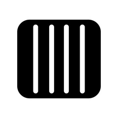 Editable vector column view icon. Part of a big icon set family. Perfect for web and app interfaces, presentations, infographics, etc