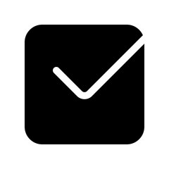 Editable check box vector icon. Part of a big icon set family. Perfect for web and app interfaces, presentations, infographics, etc