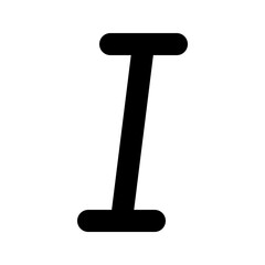 Editable italic text format vector icon. Part of a big icon set family. Perfect for web and app interfaces, presentations, infographics, etc