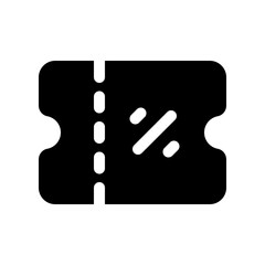 Editable ticket, coupon vector icon. Part of a big icon set family. Perfect for web and app interfaces, presentations, infographics, etc