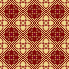 Abstract line thai geometric pattern