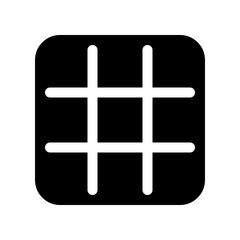 Editable 3x3 grid vector icon. Part of a big icon set family. Perfect for web and app interfaces, presentations, infographics, etc