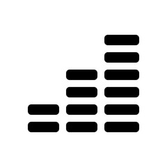 Obraz premium Editable coin stack, bar chart vector icon. Part of a big icon set family. Finance, business, investment, accounting. Perfect for web and app interfaces, presentations, infographics, etc