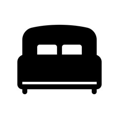 Editable double bed vector icon. Part of a big icon set family. Perfect for web and app interfaces, presentations, infographics, etc